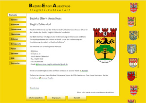 Bild der Startseite von http://bea-sz.de